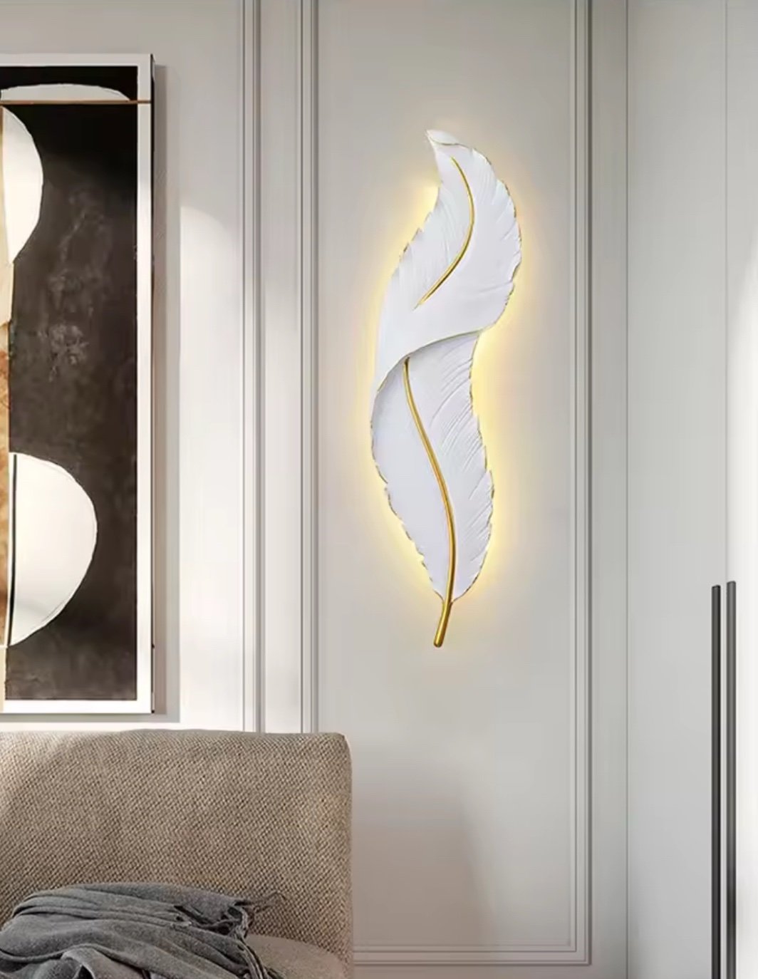 APPLIQUE MURALE PLUME - Image 3